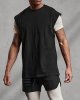 Men's Sleeveless Workout Shirt Cotton Cut Off Shirt Activewear Tank Tops