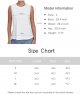 Women's Workout Tank Tops Loose Fit Sleeveless Breathable Yoga Shirts with Side Slits