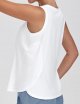 Women's Workout Tank Tops Loose Fit Sleeveless Breathable Yoga Shirts with Side Slits